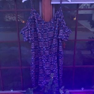 multicolored romper, super comfy
